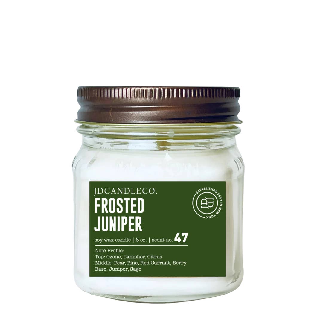 JD Candle Co. - Wholesale Jar/Filled Candle - Holiday 8 oz Mason Jar Candles4