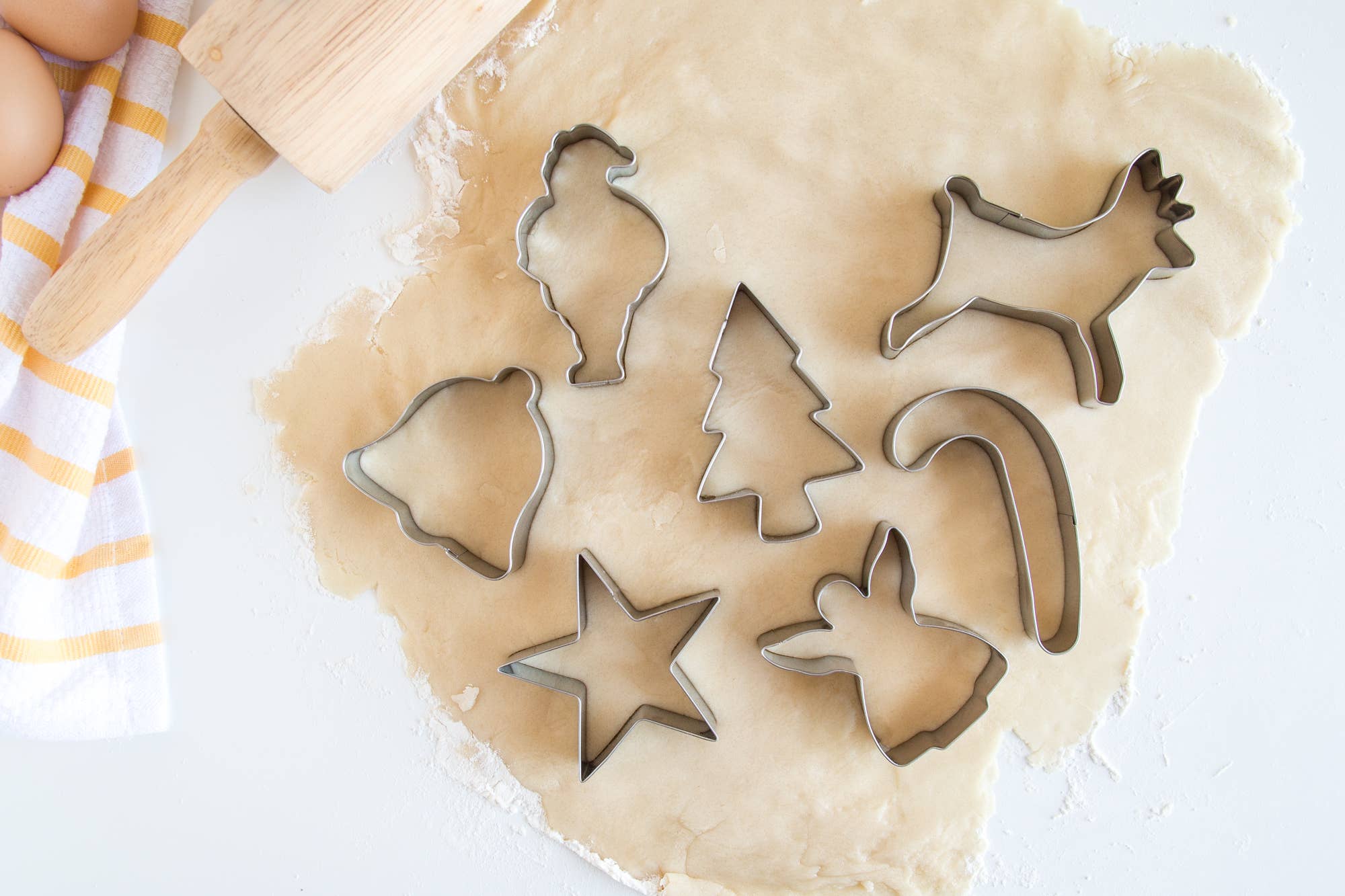 Fox Run Brands - Wholesale Cookie Cutter - Fox Run Christmas Cookie Cutters, Set of 7, 1" x4.25" x3.5"1