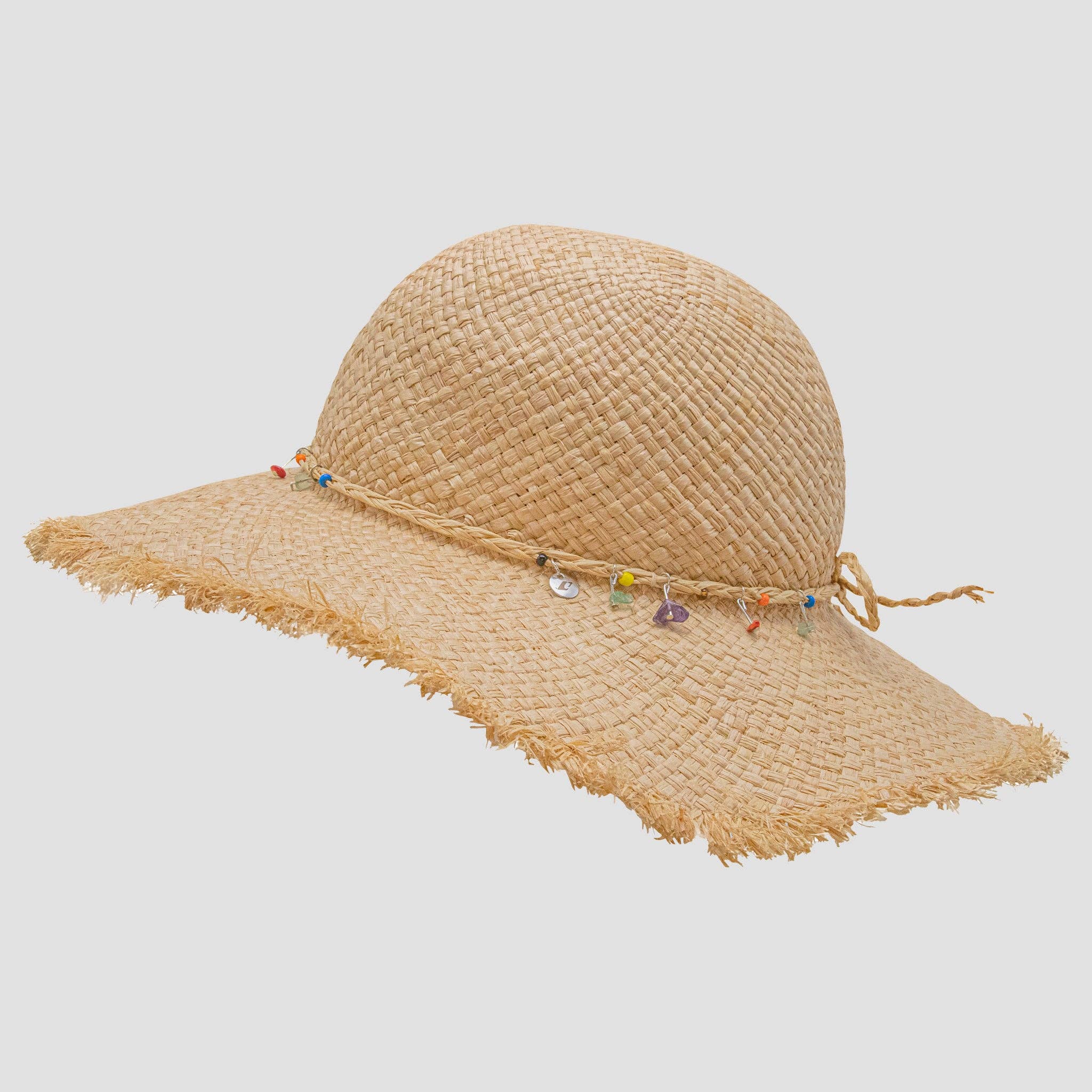 82 Paille naturelle Chapeau d'été « Taza » (chapeau de soleil) en vente sur Faire0