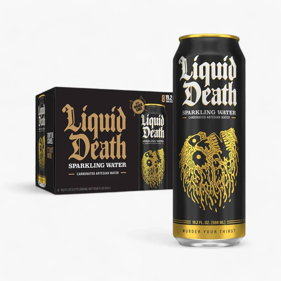 L&F Universal Goods - Wholesale Sparkling Water - Liquid Death Sparkling Mountain Water 24/19.2 Fl Oz Cans0