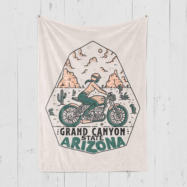 Cobertor Grand Canyon Motorbike Arizona por atacado de State Bliss