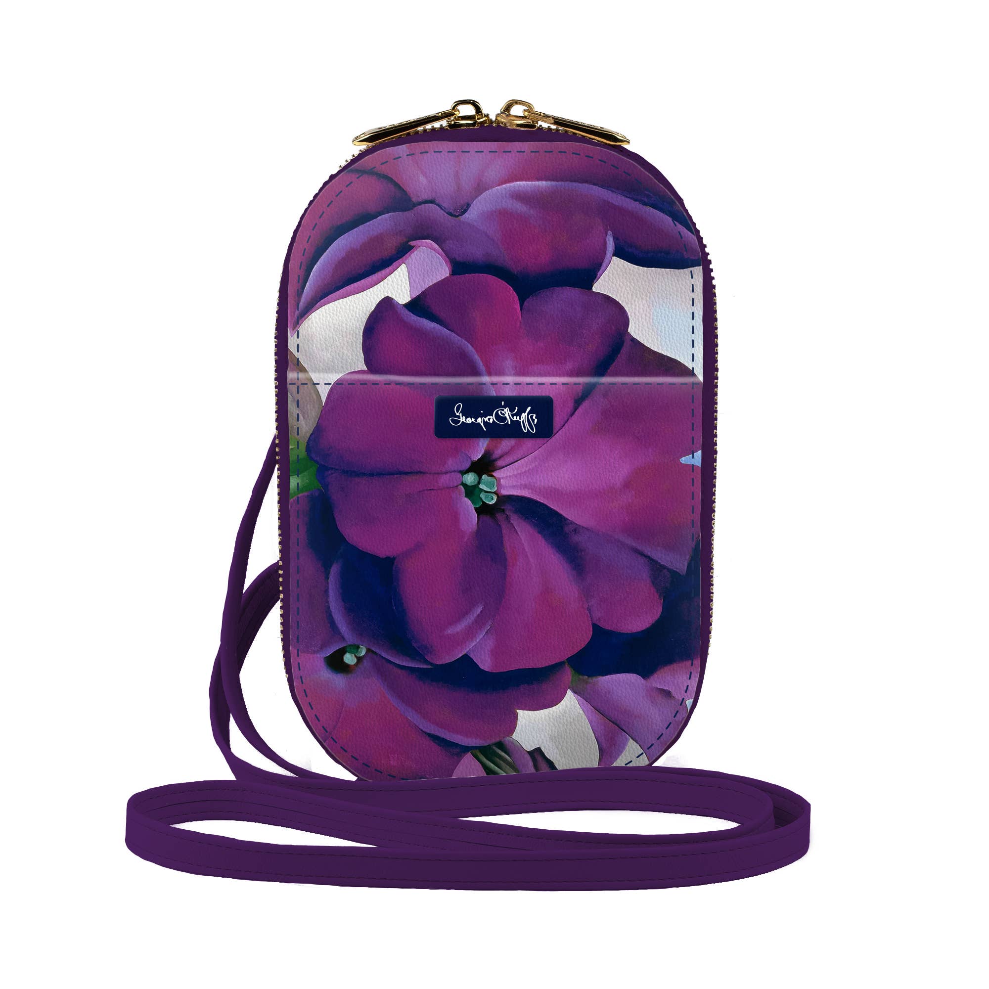 Monarque - Wholesale Crossbody Bag - Women's - Georgia O'Keeffe Petunia Crossbody0