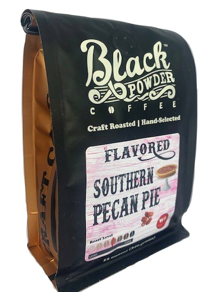 Southern Pecan Pie Flavored for wholesale by Black Powder Coffee