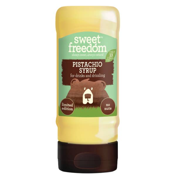 PISTACHIO SYRUP for drinks & drizzling, 350g for wholesale by Sweet Freedom
