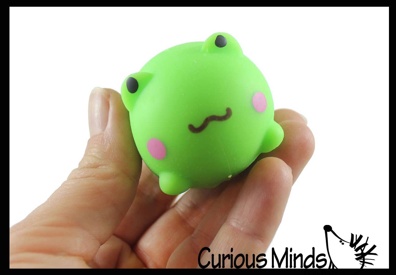 Curious Minds Toys - Wholesale Fidget Toy - Kids - 1 Soft Mini Kawaii Animal Stress Ball - Sensory Fidget Stres14