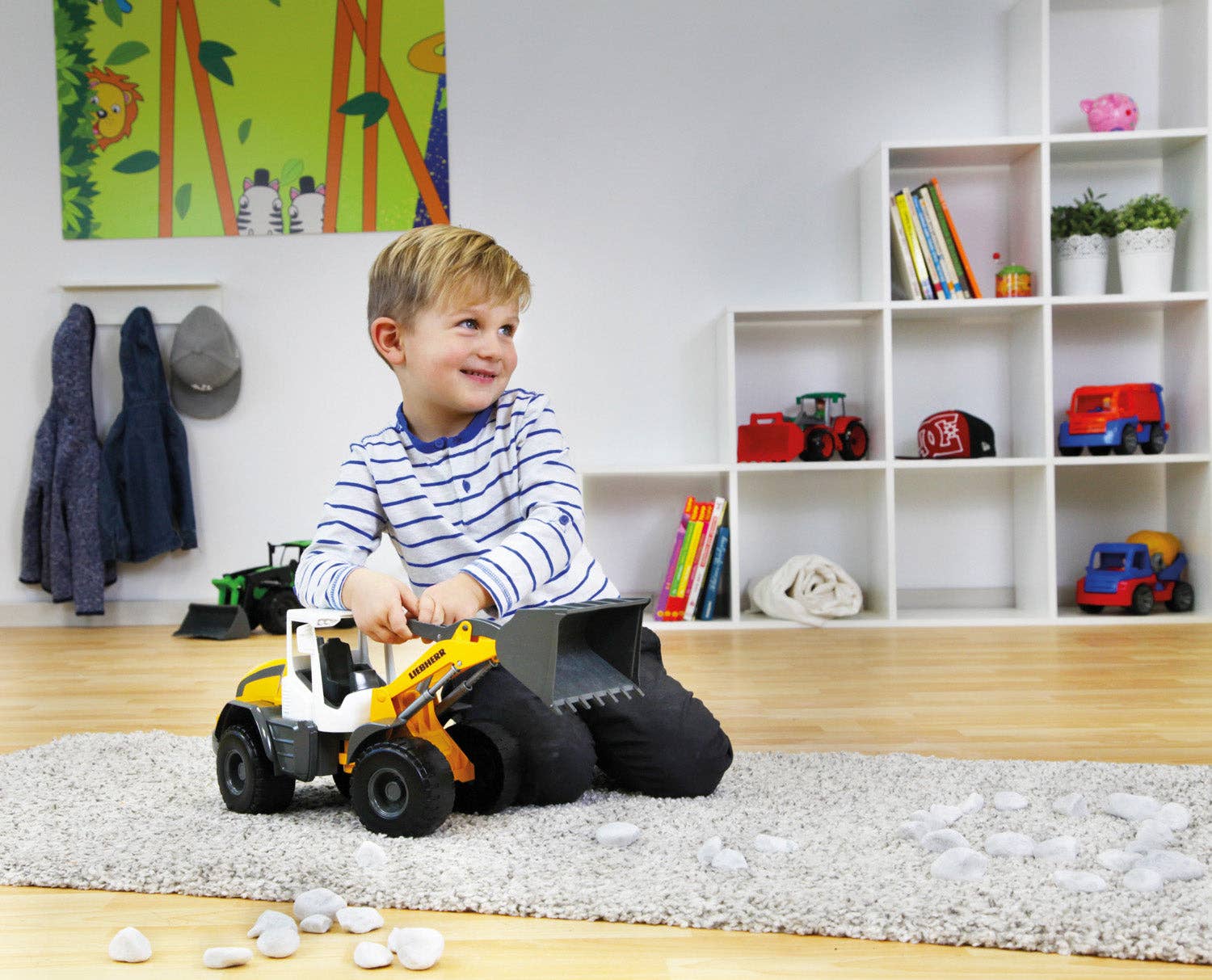 KsmToys – Carro/camião de brinquedo - Crianças por atacado – Modelo Liebherr L538 Pá Carregadeira 1:15 da KsmToys2