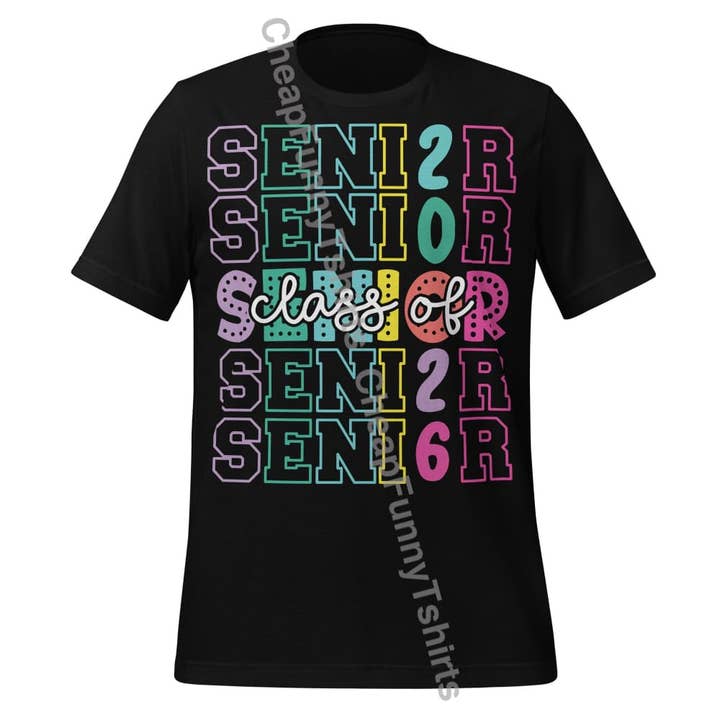Maglietta unisex retrò Classe del 2026 per la vendita all'ingrosso da parte di Black and Gifted LLC