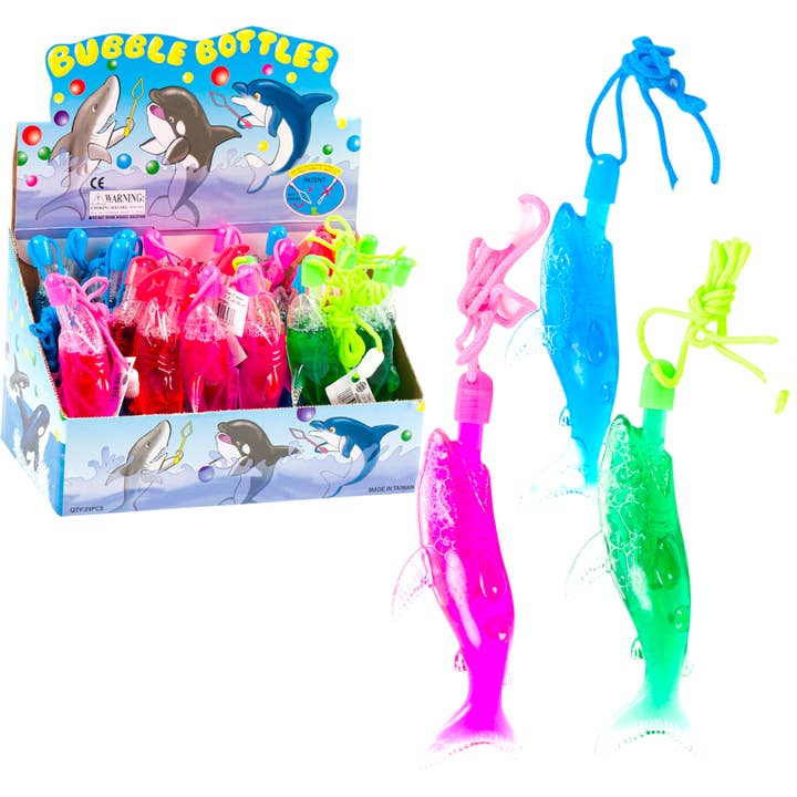Shark Bubbles W/ Neck Strap for wholesale by Cow Crack Wholesale