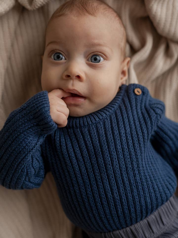 hanevild - Wholesale Bodysuit (Non-Footed) - Baby - Albert, strikket babydragt2