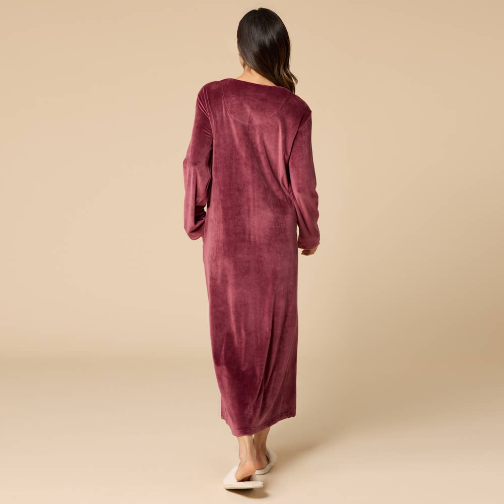 Softies - Vendita all'ingrosso Vestaglia - Donna - Vestaglia da donna Serenity con zip e scollo a cuore7