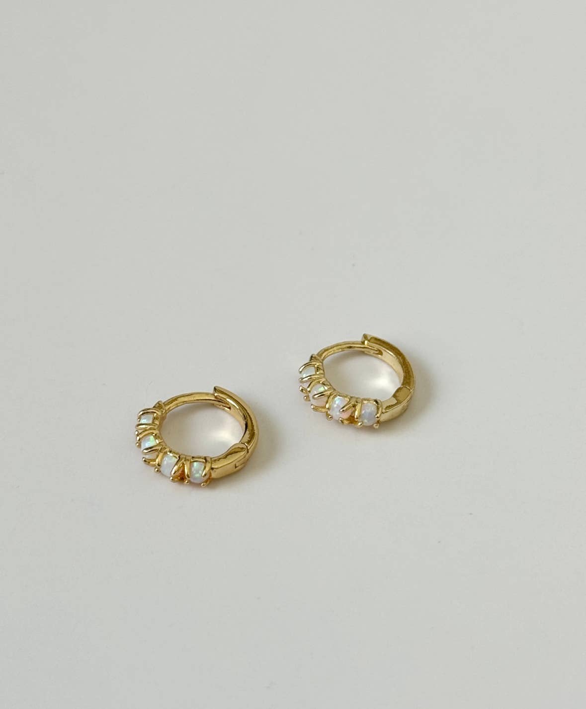 Tramps+Thieves - Wholesale Huggie Earrings - Sonata Opal Hoops2