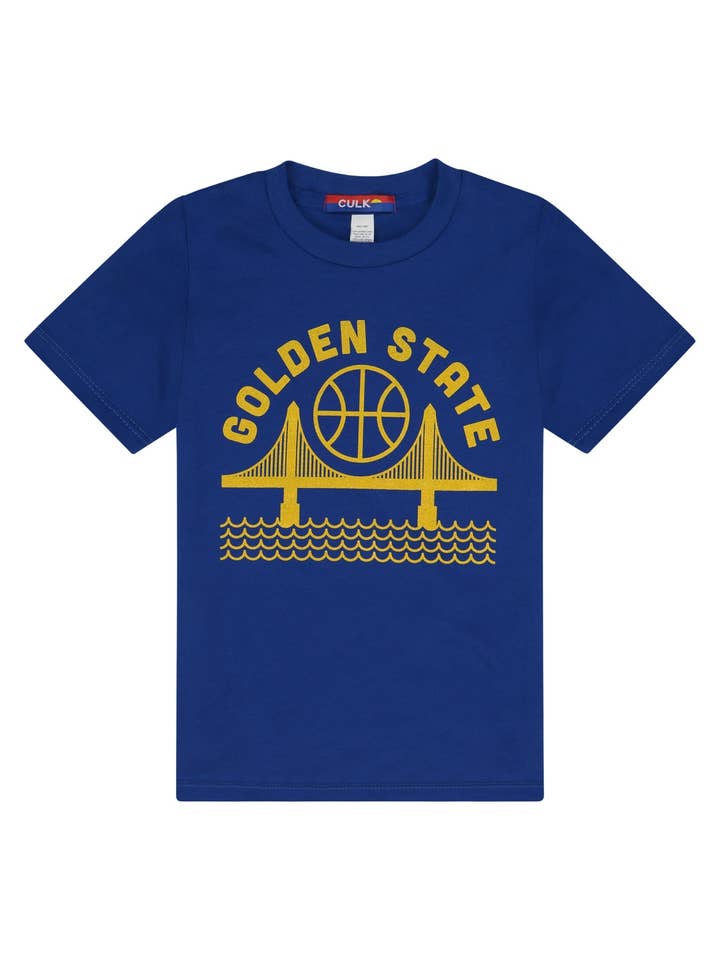 Golden State Toddler Tee Blue for wholesale by Culk