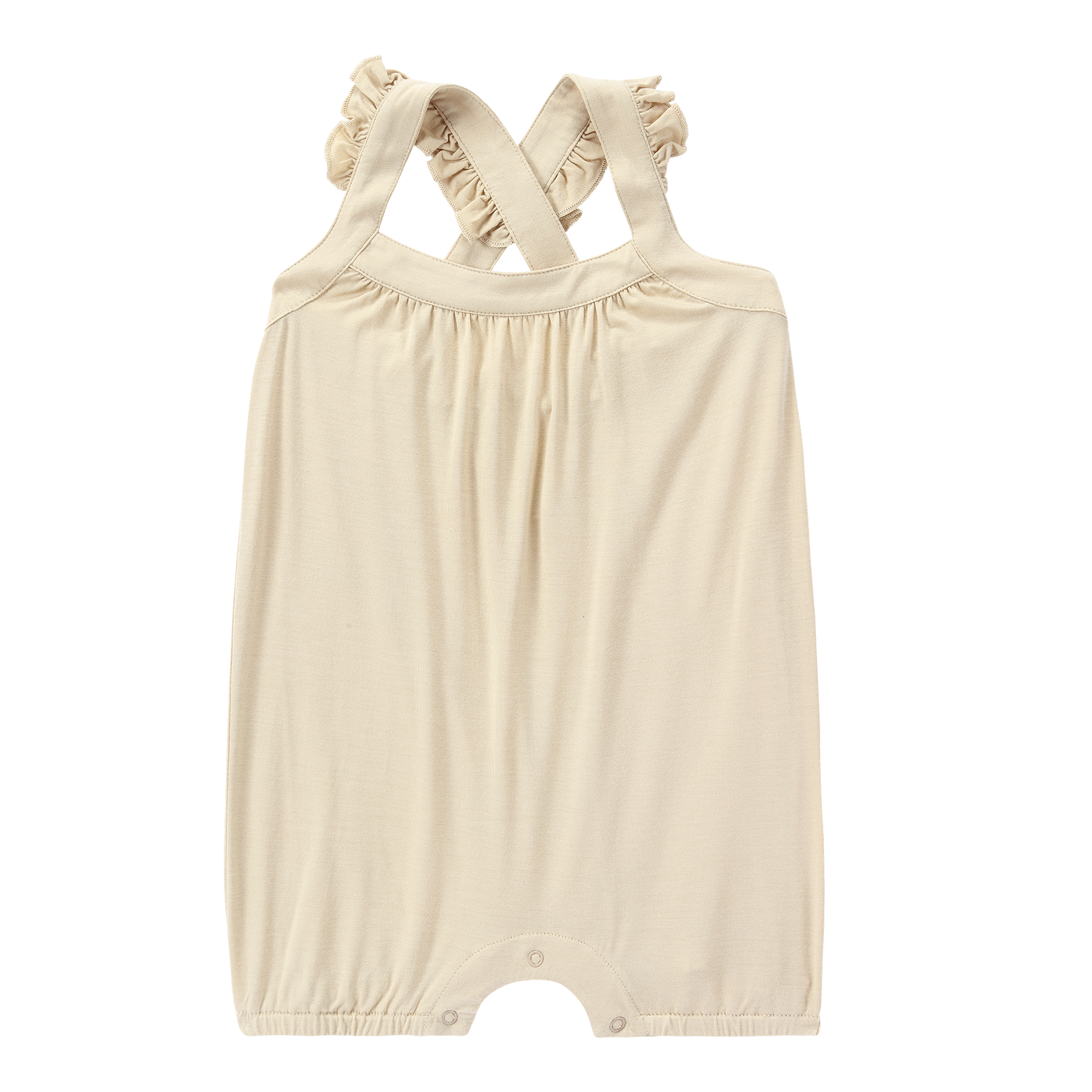 Bear's Little Fish - Vente Body (sans pieds) – bébé - Combinaison courte en bambou avec volants - Latte1