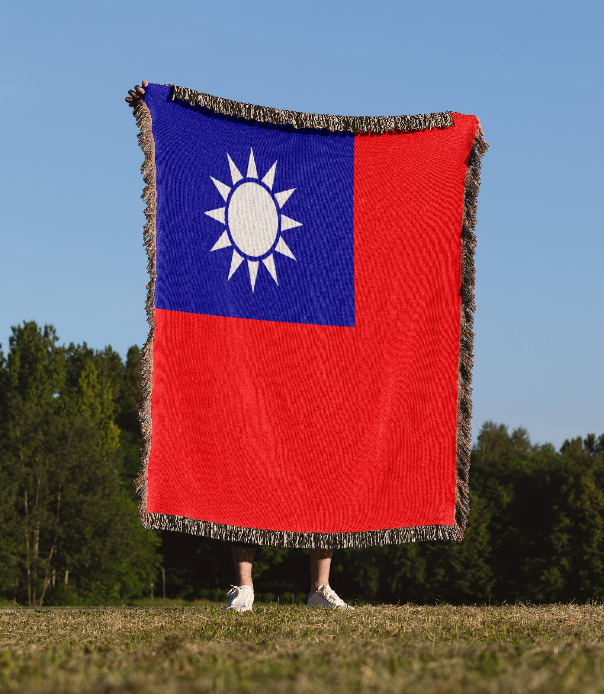 3dRose - Vendita all'ingrosso Plaid - 3dRose, Bandiera di Taiwan, Coperta1