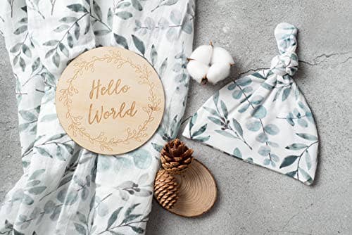 Miaoberry – Großhandel Puckset – Baby – Miaoberry 100% Bio-Baumwolle Musselin-Wickelset| Eukalyptus8