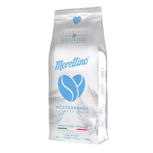 Caffè Morettino - Wholesale Coffee Beans - Mediterranea Decaffeinated coffee beans 1kg0