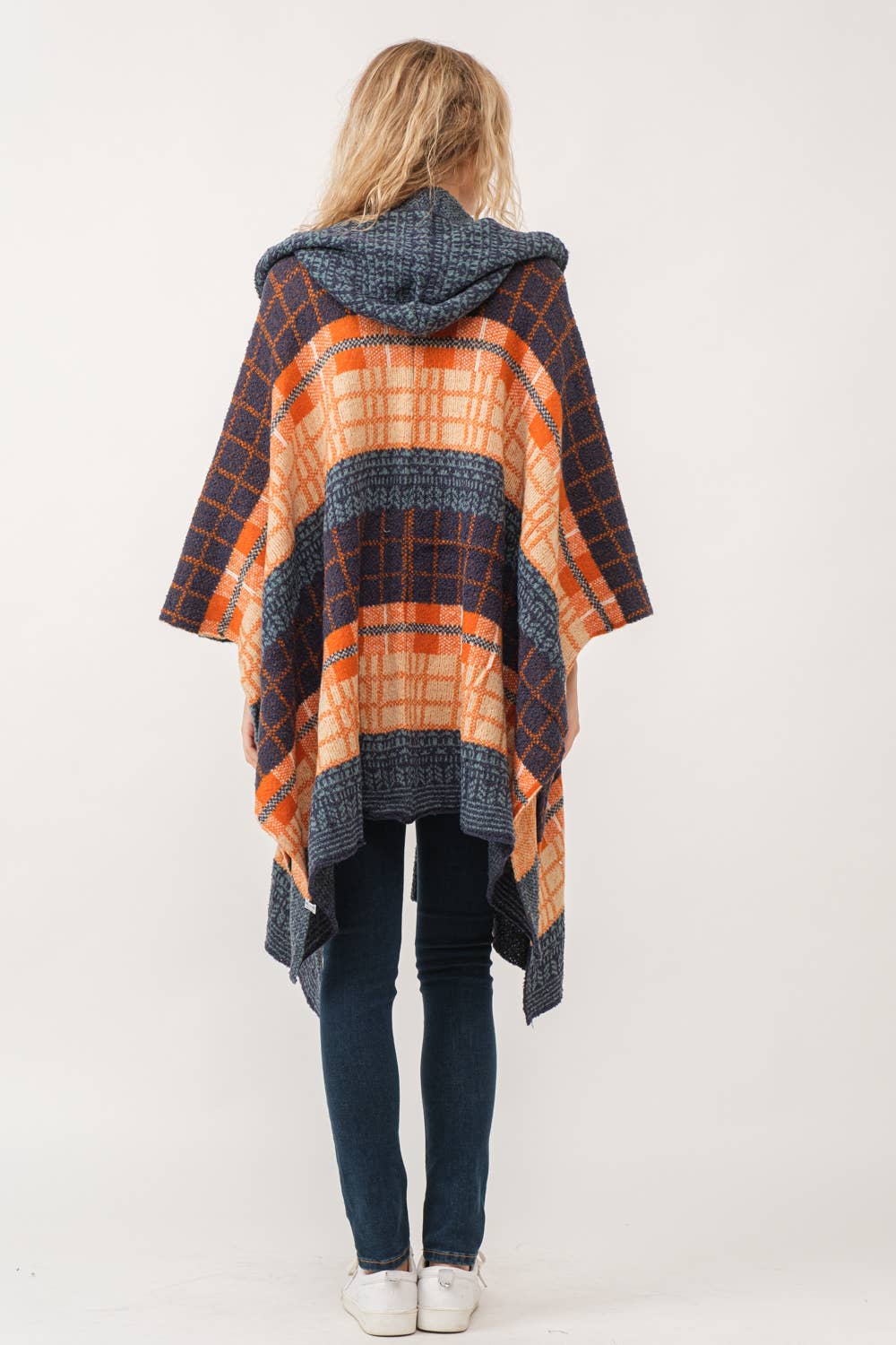 Raj Trading & Imports (USA) Inc. – wholesale Poncho – Women's – Hailey Hooded Ruana10