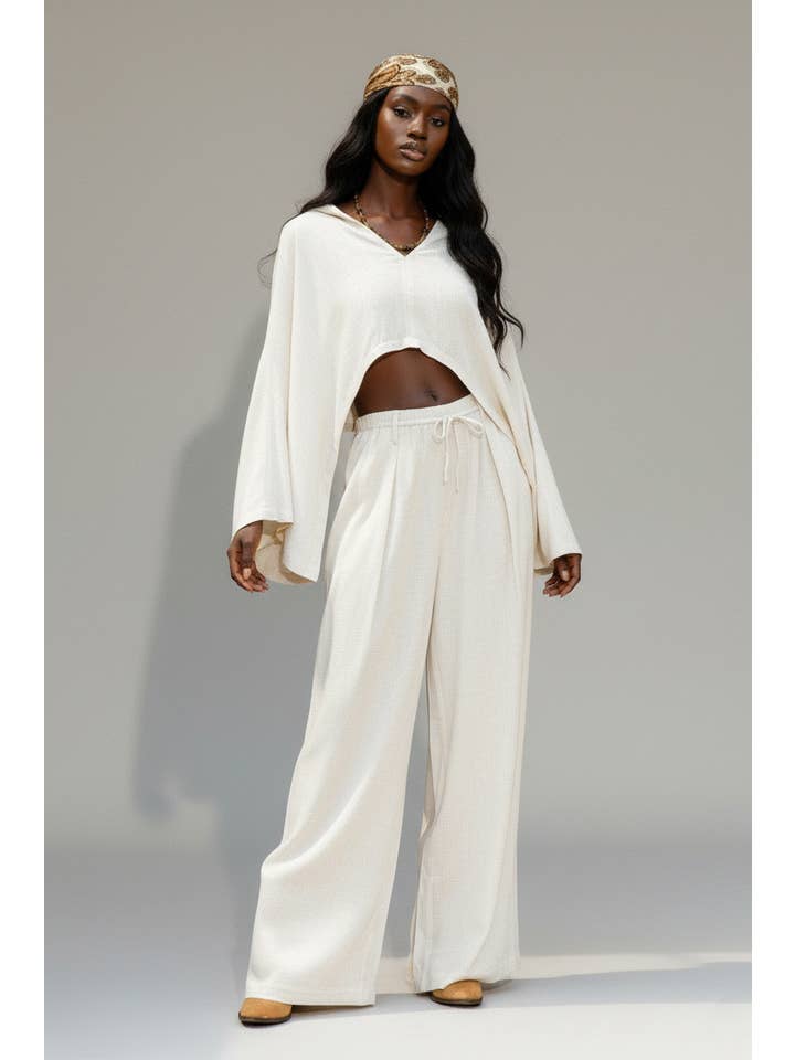 5besties inc - Wholesale Top & Pant Set (NOT Loungewear) - Women's - SOLID LINEN 2PC. SET