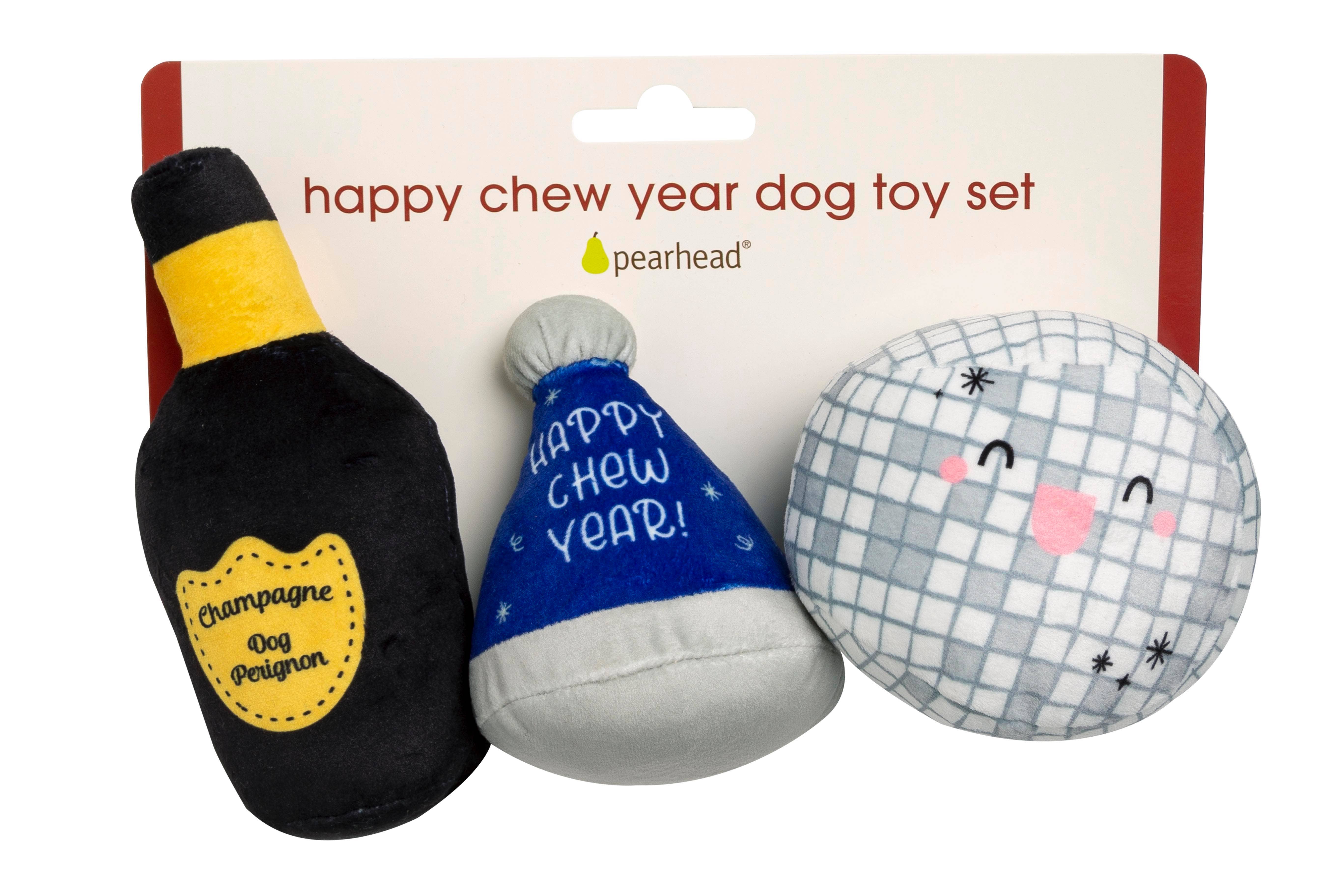 Pet Palette Distribution - Wholesale Pet Toy - Dog - Pearhead Happy Chew Year Set
