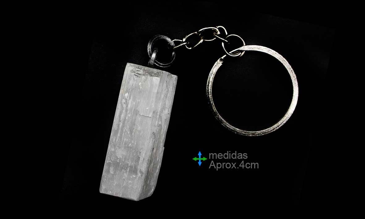 Esoterica Arte - Wholesale Keychain - Unisex - Selenite Key Holder Approx. 4cm (5 pcs)0