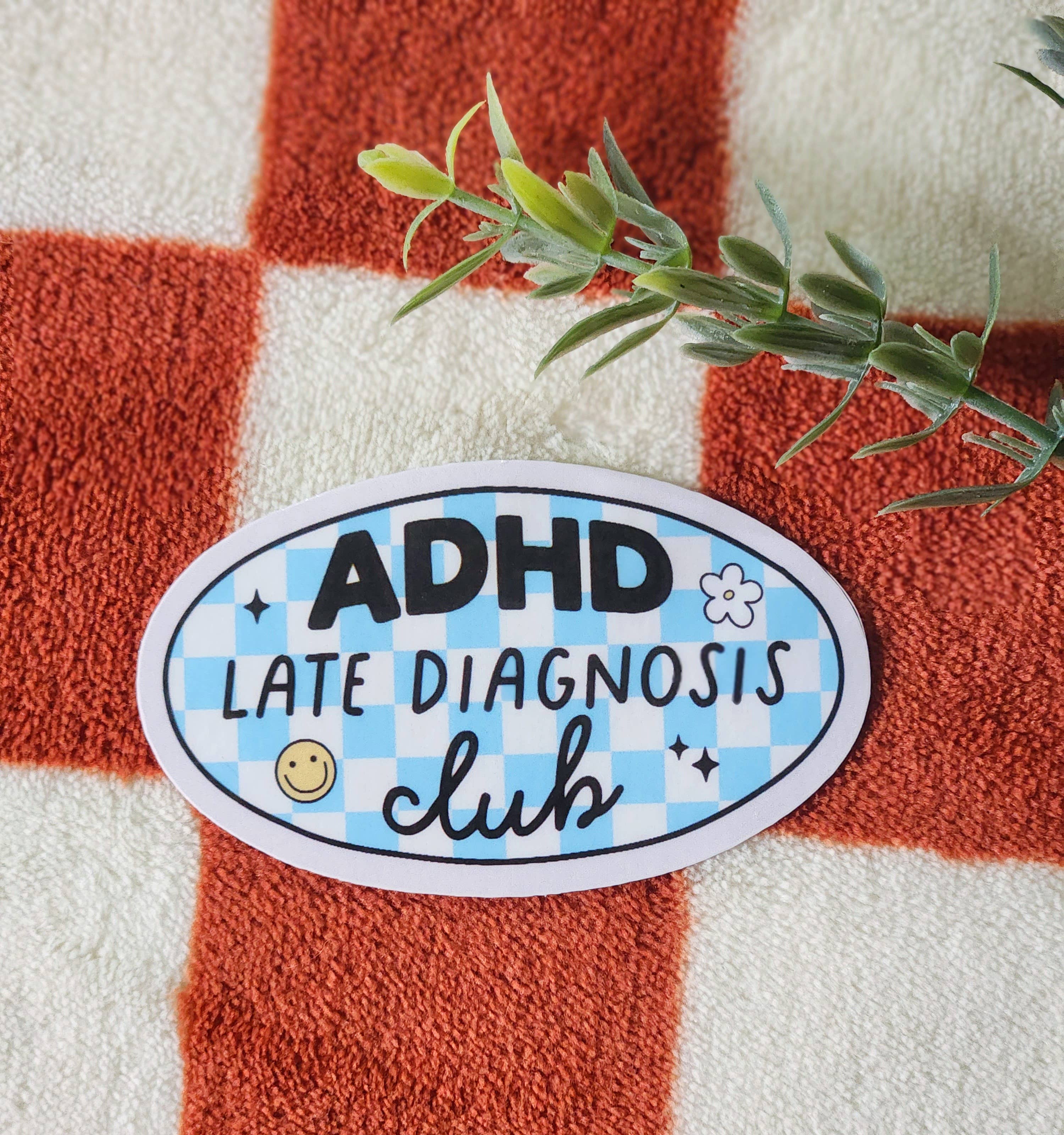 Luxe Trauma - Wholesale Sticker - Adhd sticker neurodivergent late diagnosishydroflask planner