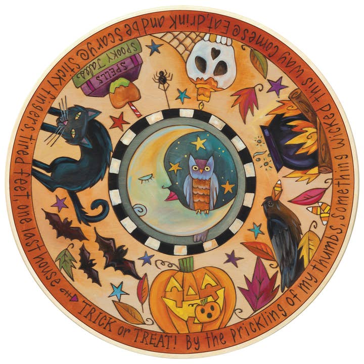 "Frights and Delights" Halloween Lazy Susan for wholesale by Sticks