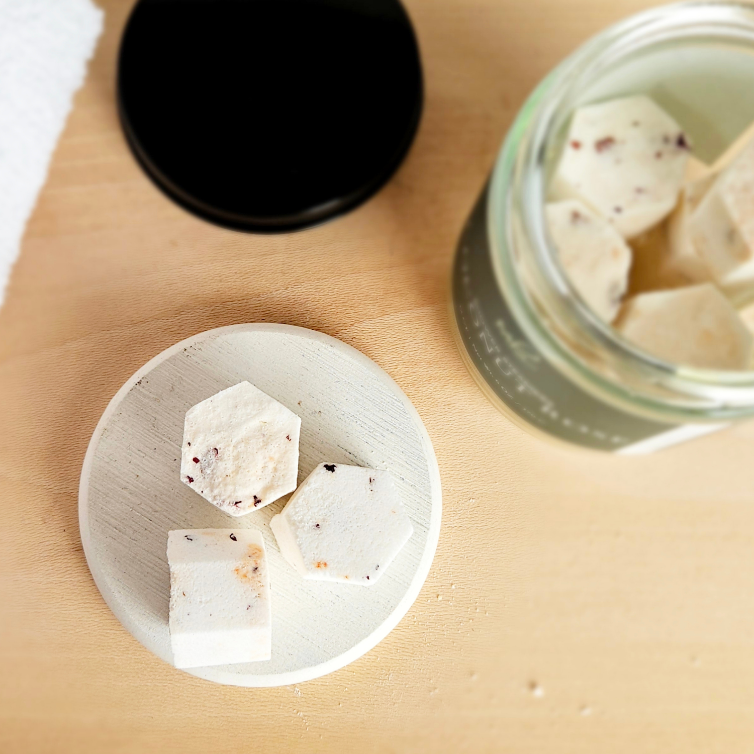 Milk + Body - Vente Bombe de douche/galet bien-être pour la douche - Bocaux à vapeur pour mini-douche 12 carats | Aromathérapie0