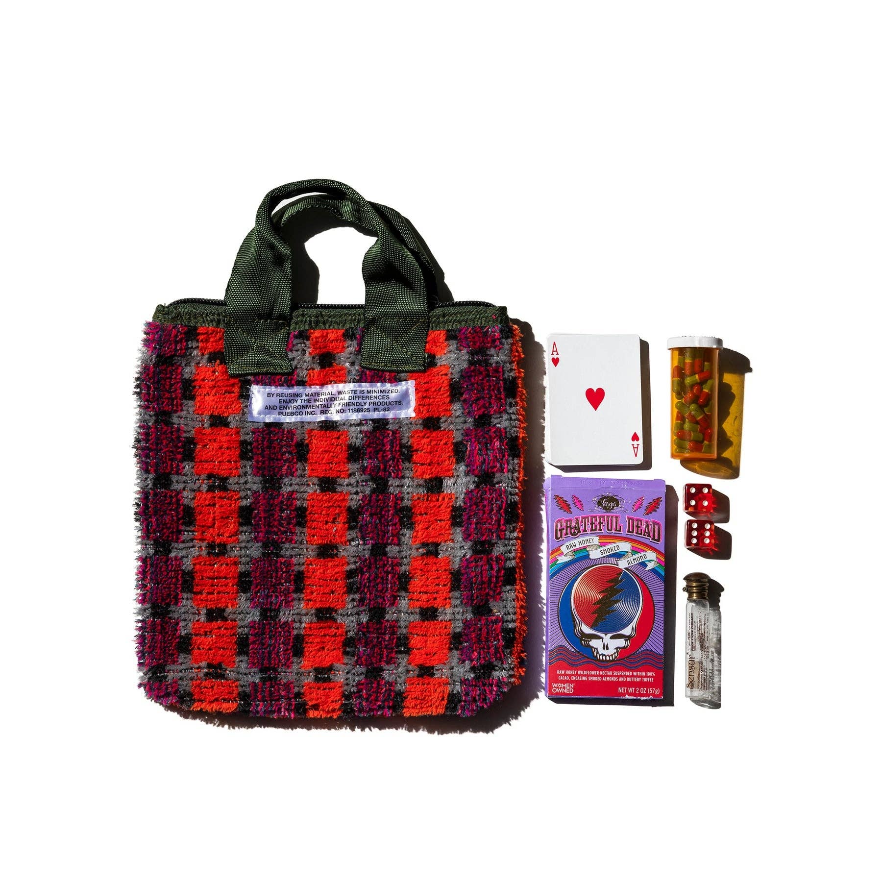 Puebco - Wholesale Tote Bag - Women's - TRUCK SEAT FABRIC SMALL TOTE5