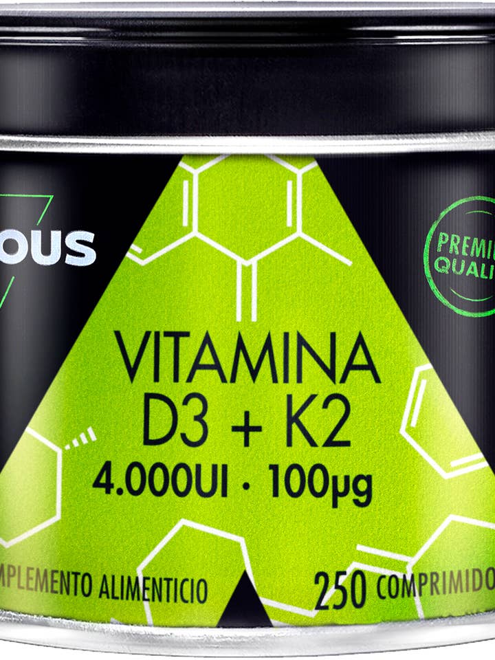Vitamin D3 4000 IE + K2 Aldous | 250 Tabletten für den Großhandel von Aldous Bio