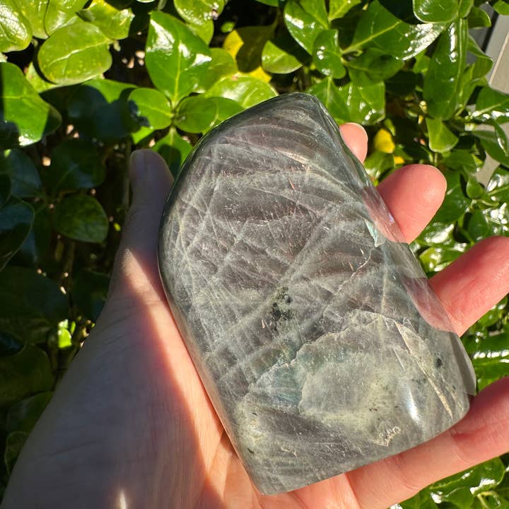 Moon Rituals – wholesale Spiritual stone/crystal – Large Purple Labradorite Free Form, Christmas Crystal Gift #89
