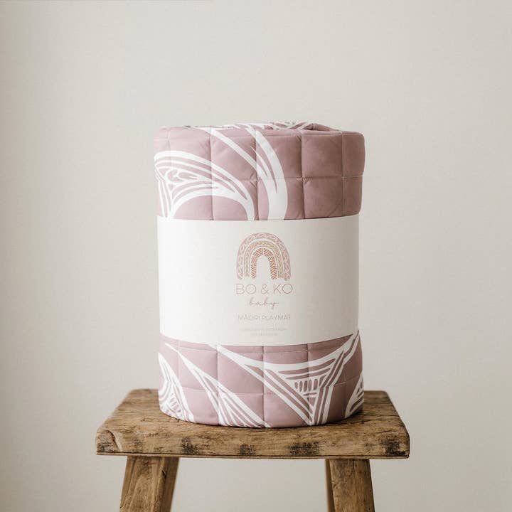 BO & KO - Wholesale Play mat – Kids & baby - Māori Inspired Playmat | Mauve6