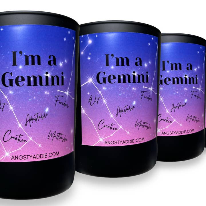 Angsty Addie - Wholesale Jar/Filled Candle - Zodiac Collection Sampler- 12 pack!3