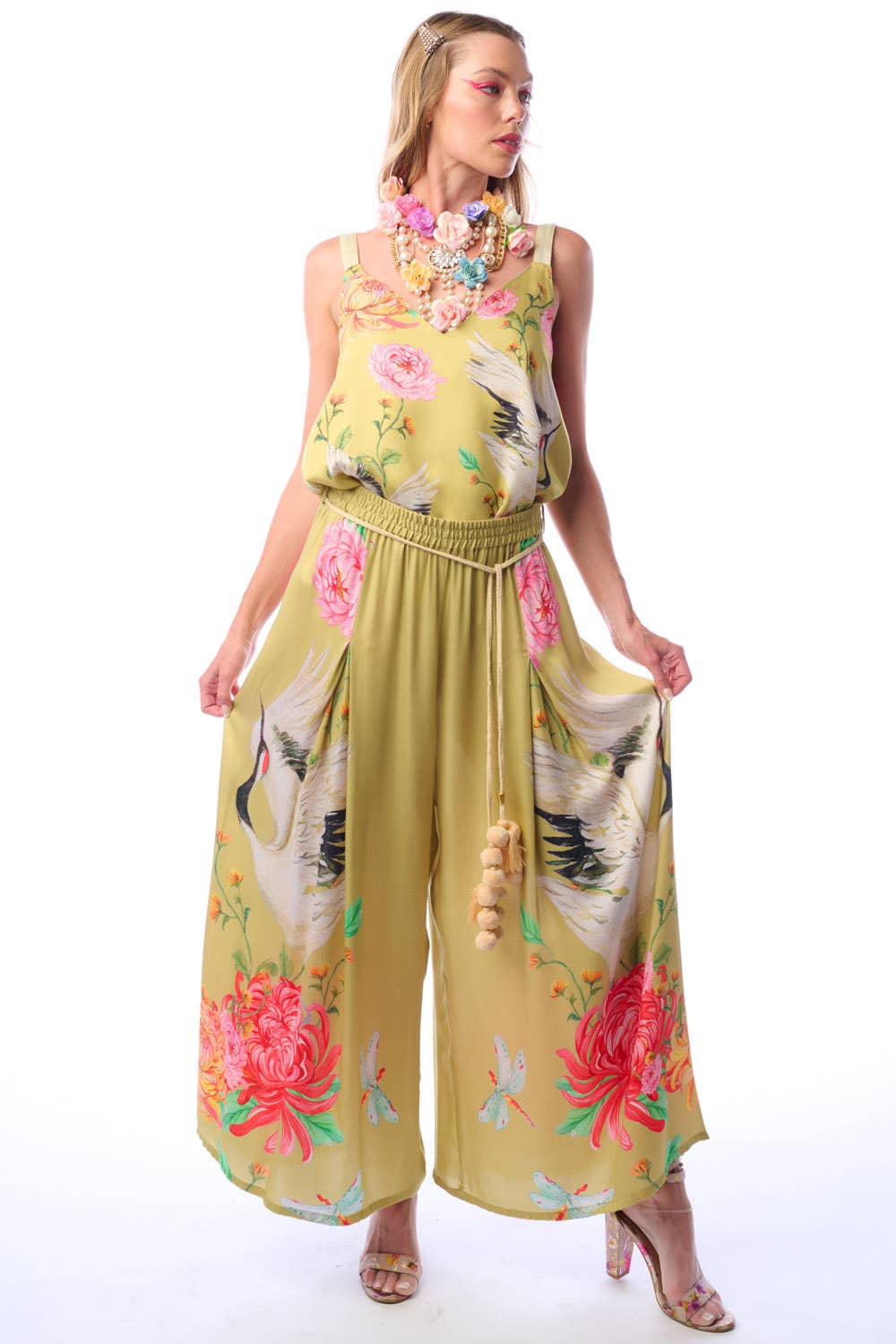 Mustard The Legend Of The Crane Pants for wholesale on Faire5