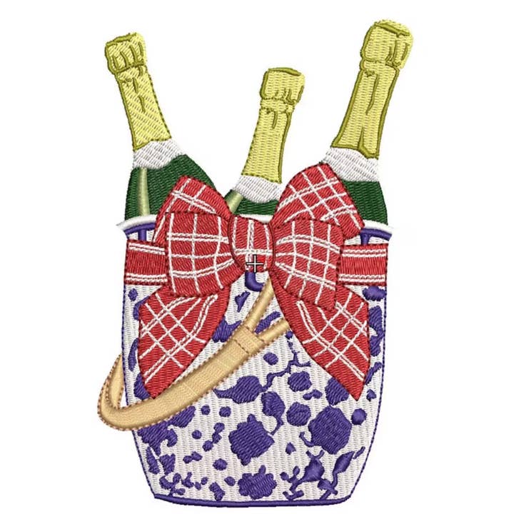 Vibrantly Blue - Vente Torchons - Serviette - Seau à champagne Chinoiserie sur fond blanc2