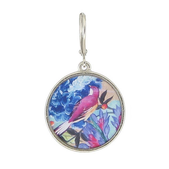 Painted Bird Earring for wholesale by Baked Beads