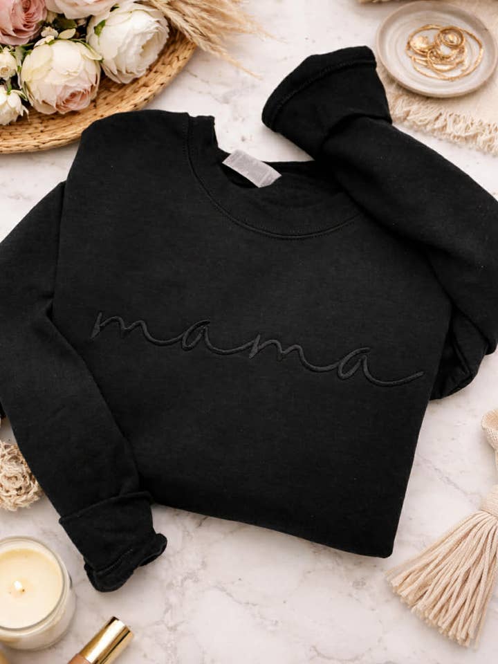 Custom Mama Sweatshirt, Gift for her, Valentine's, Mother's for wholesale by April's Sew Vinyl