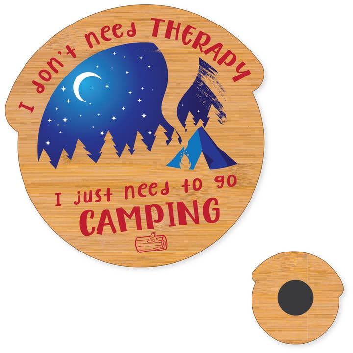 Morris Magnets - Wholesale Magnet - Magnet - Need to Go Camping Circle3