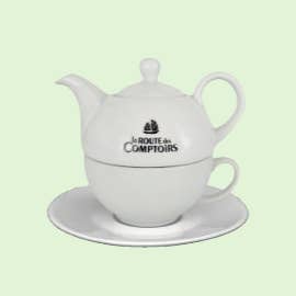 Théière avec tasse pour la vente par Cafés Richard Coffee & Tea