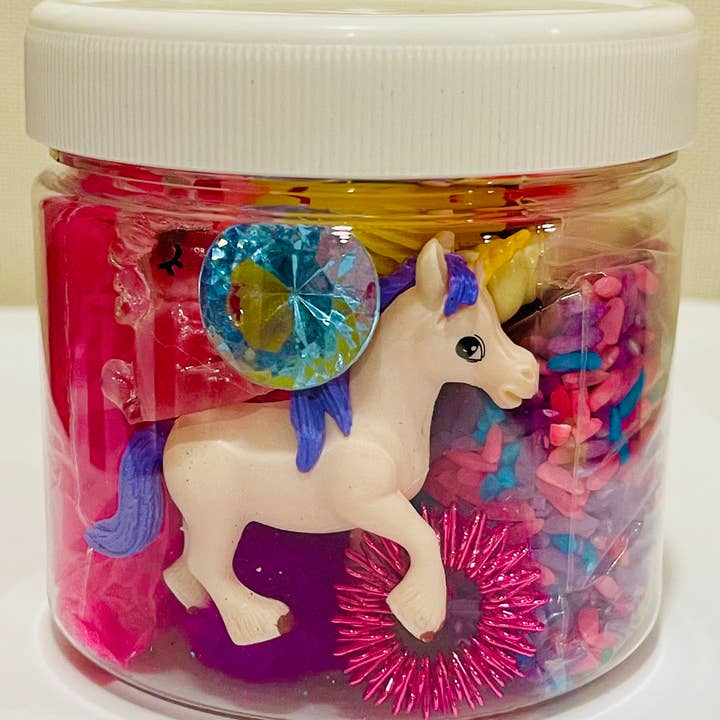 Unicorn combo dough/colorful rice sensory play jar and other Purchase Wholesale mini play dough. Free Returns & Net 60 Terms on Faire trending on Faire.