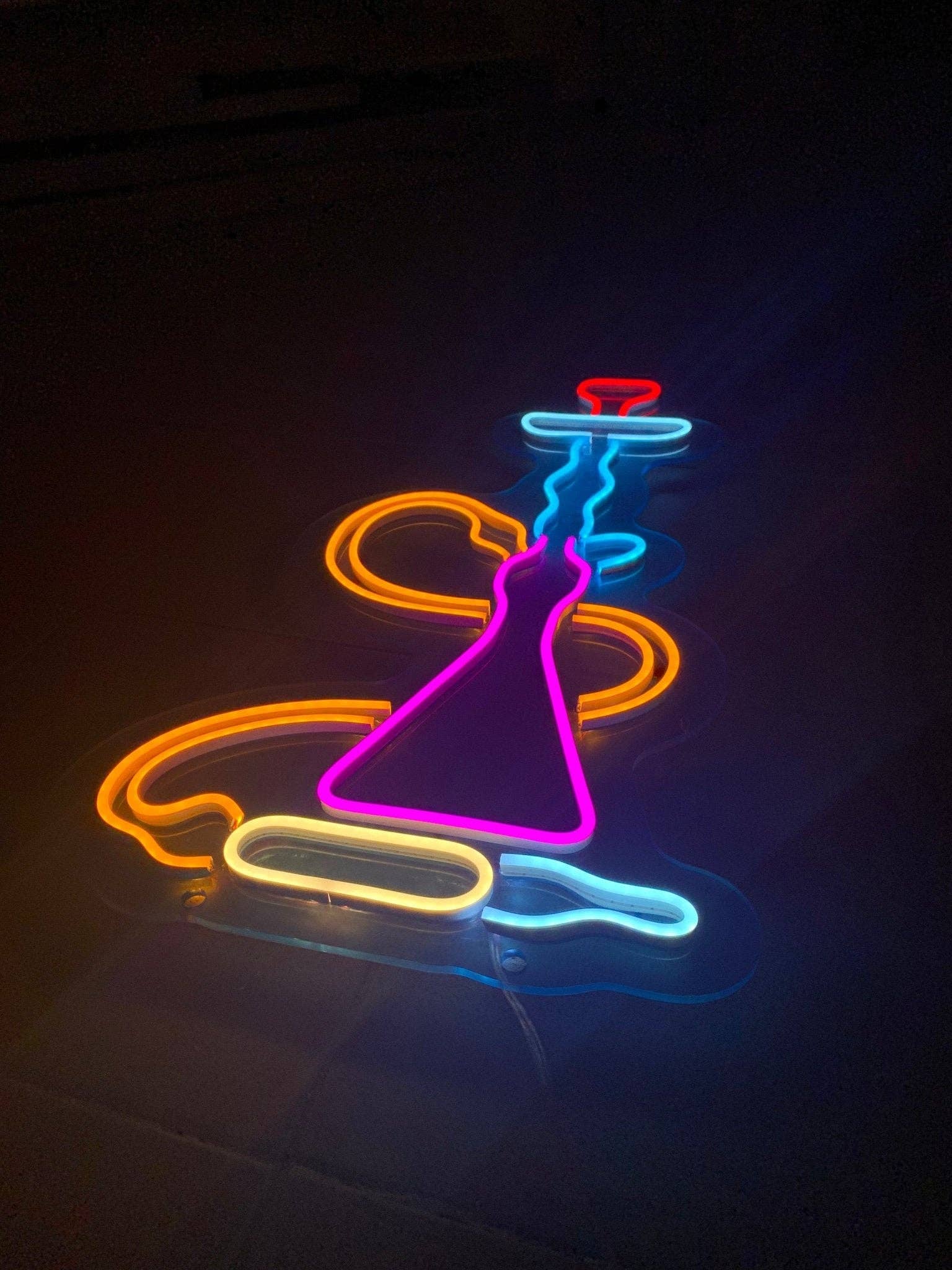 CityNeon - Wholesale Neon Sign - LED Hookah Neon Light - Hookah Set Bar Sign for Cafe7