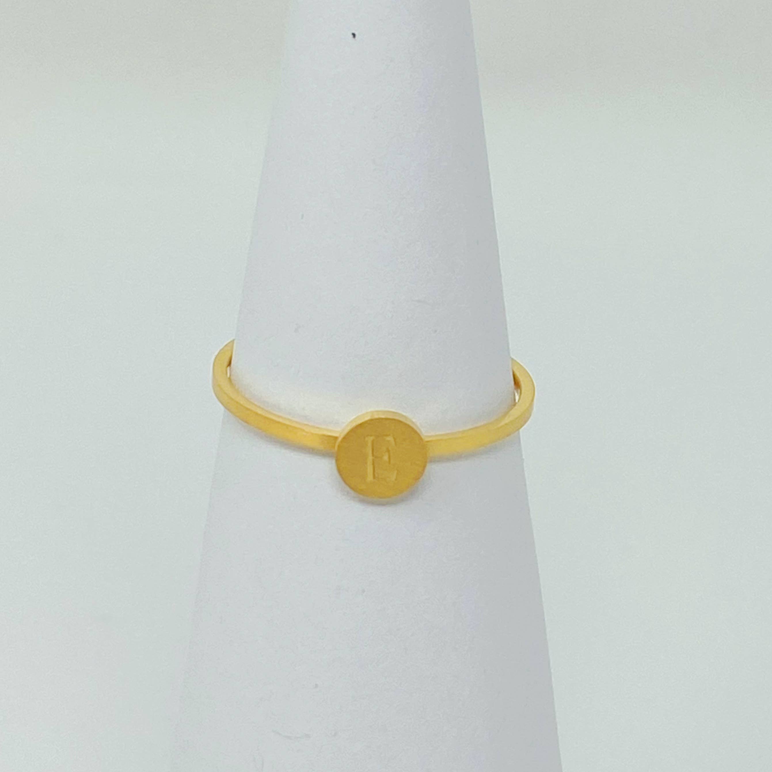 Ellison+Young - Wholesale Band/Stacked Ring - Tiny Initial Ring17