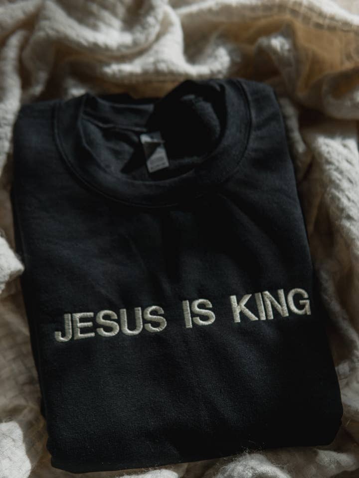 Black Jesus is King | Christian Sweatshirt for wholesale on Faire5