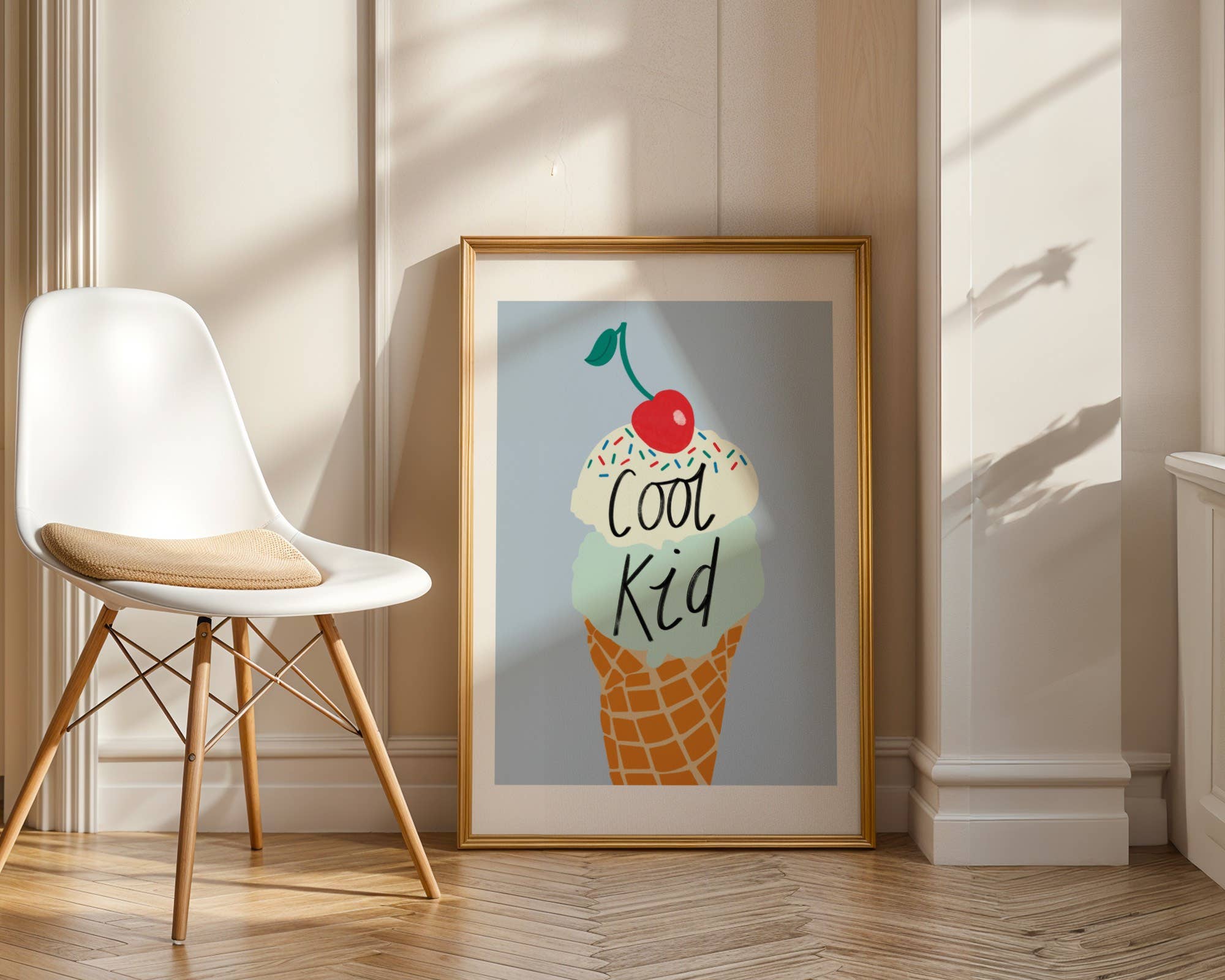 Emmy James Studio - Wholesale Art Print - Cool Kid Ice Cream Art Print2