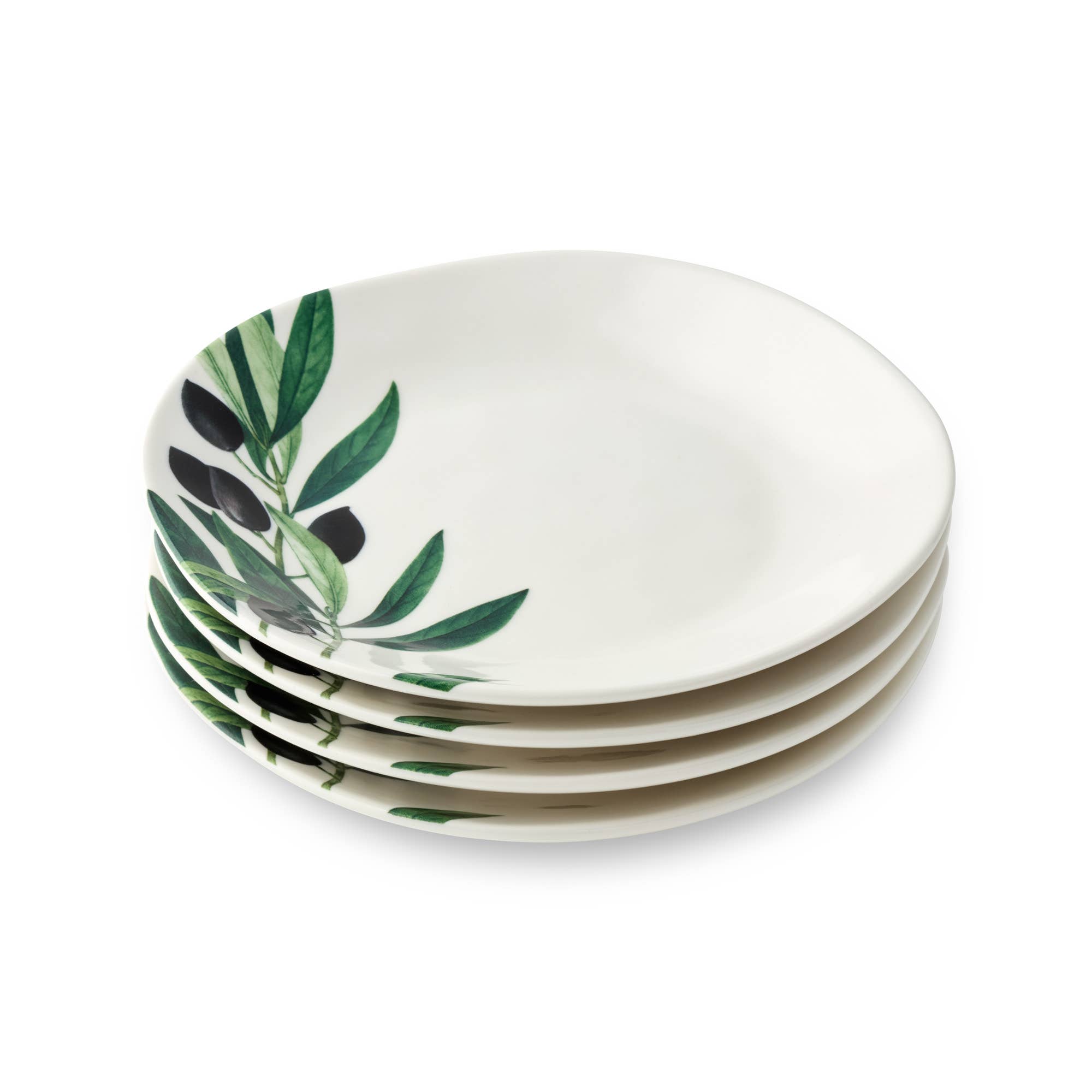 Certified International - Wholesale Serving Plate - Oliva Canape Plate 6in Pairs with Verde2