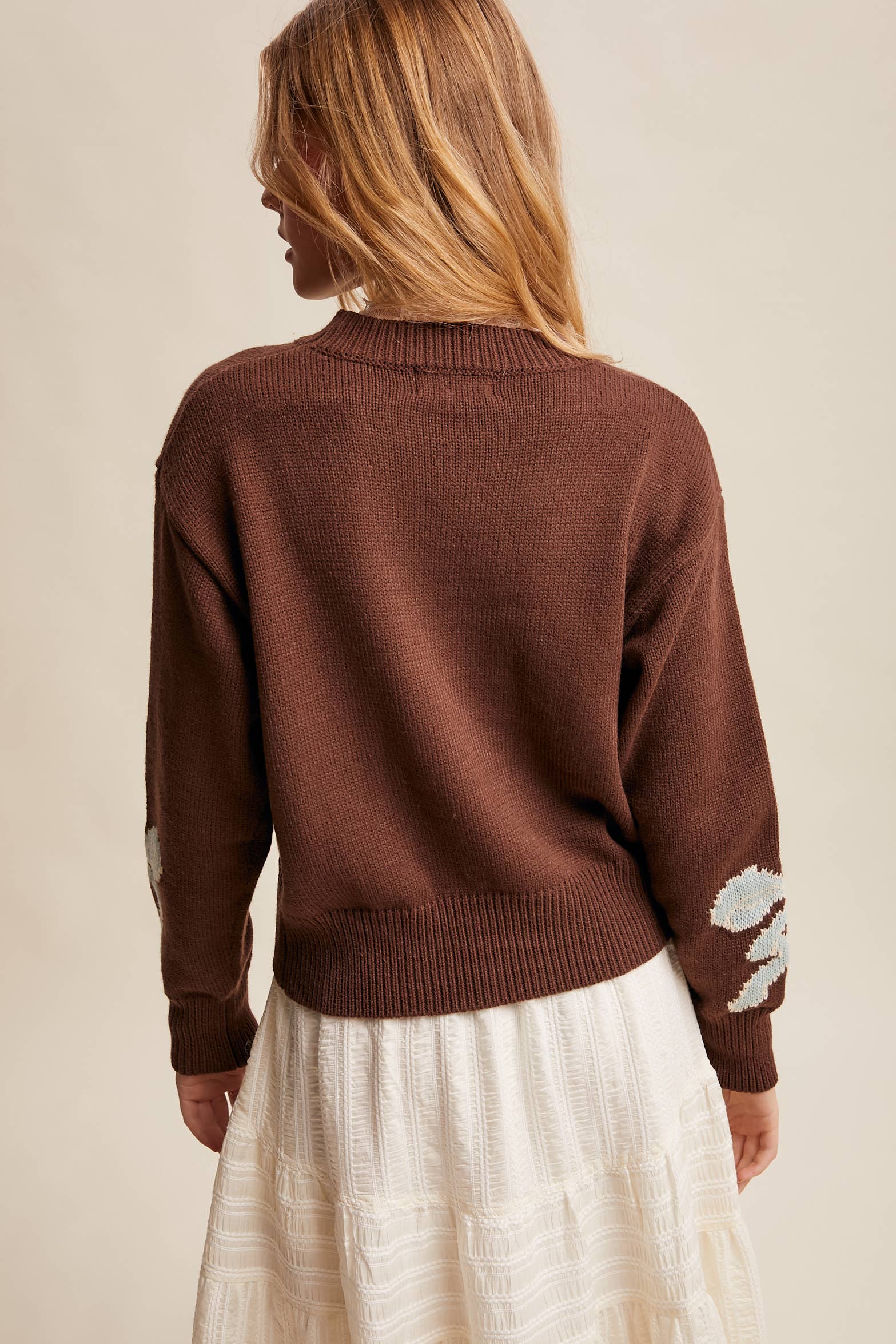 Listicle - Vente Pull en maille – femme - Pull en tricot à col en fer à cheval LSW103520