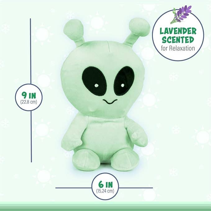 1i4 Group - Wholesale Stuffed/Plush Toy - Kids & Baby - Alex Alien Glow-in-The-Dark Warm Pal