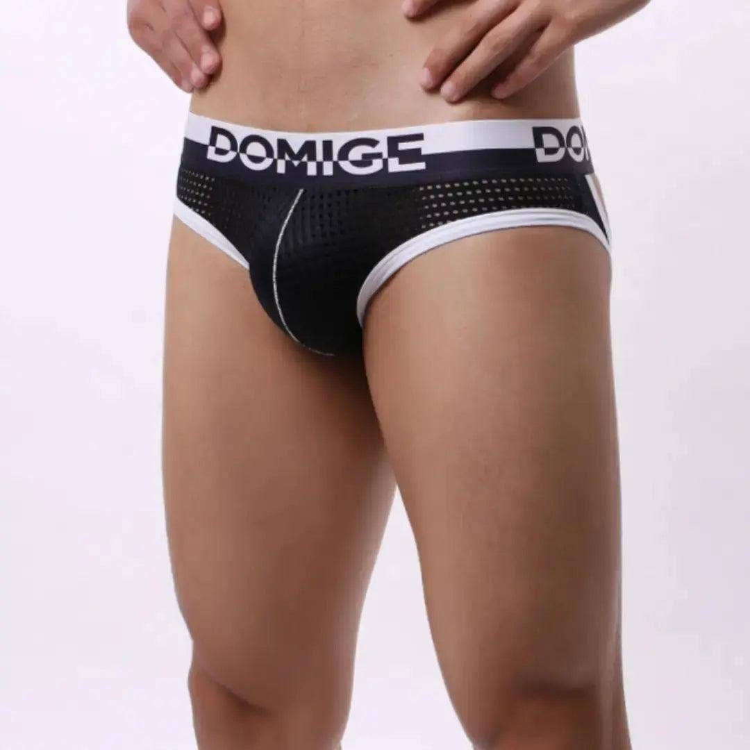 DomiGe - Vente Sous-vêtements – homme - Jockstraps Bold & Breezy pour hommes avec ceinture à logo - Sous-vêtements pour hommes Unleash Your Freedom11