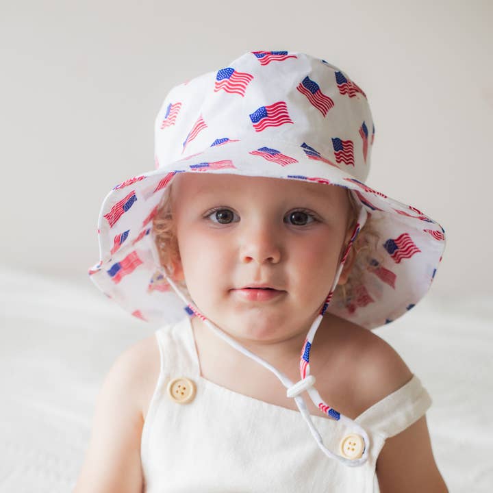 Huggalugs - Wholesale Bucket Hat - Kids - Liberty 4th of July Bucket Hat Baby & Toddler