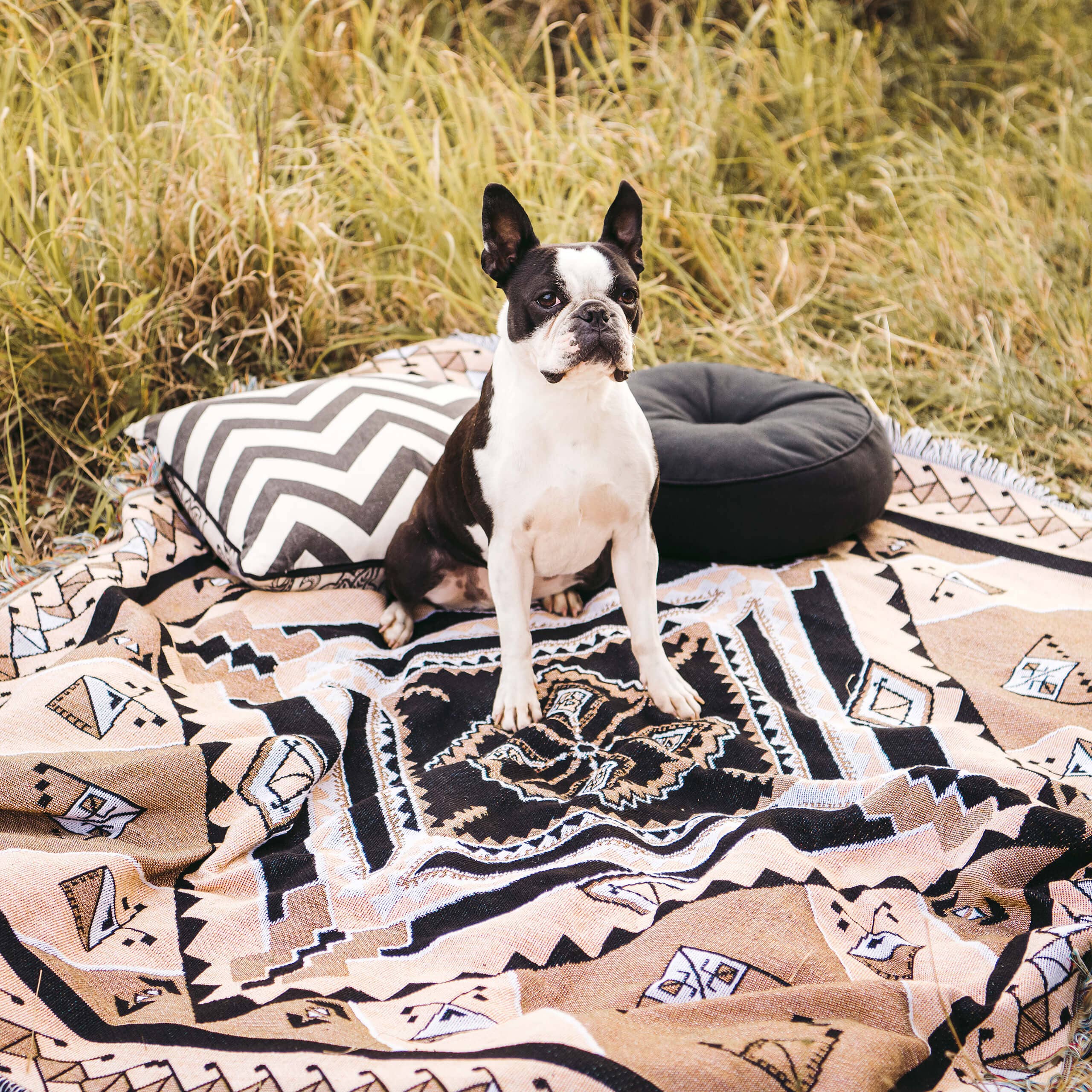 HENDEER - Wholesale Picnic Blanket - 'Nowhere Man' Woven Picnic Rug/Throw12