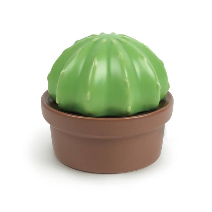 Fred & Friends - Wholesale Butter Dish - HOUSE PLANT - Ceramic Cactus Butter Storage2